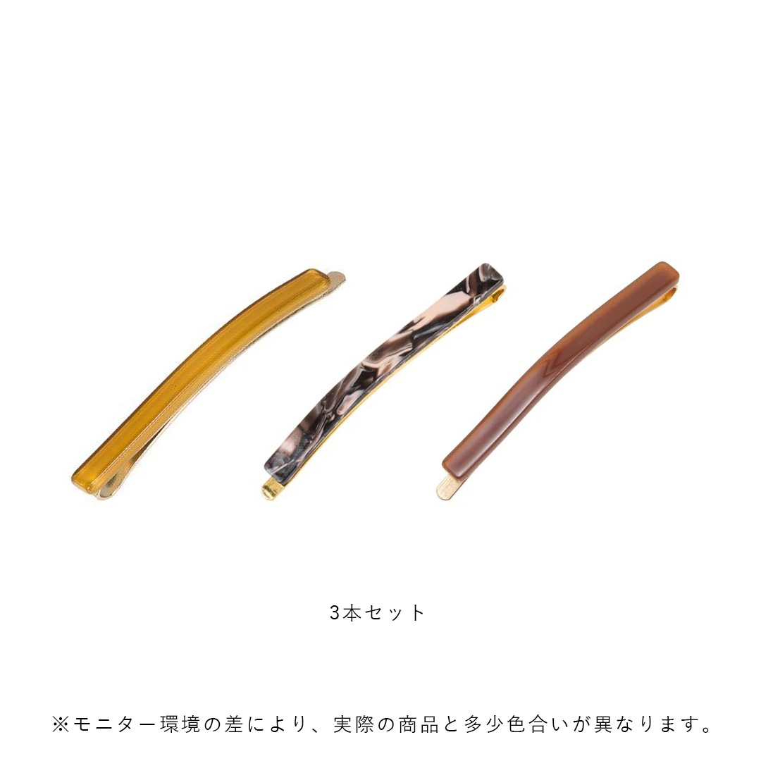 Pico (�ԥ�) �إ��ԥ�3�ĥ��å� Bobby Pin �֥饦�� �̲�/�إ����������꡼/���ե� �ڥ᡼���ء�