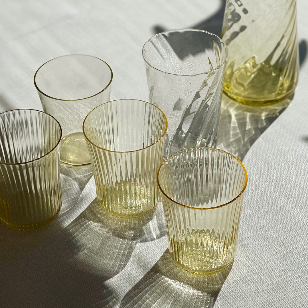 STILLEBEN (���ƥ���졼�٥�) Concave Fan ���饹 2�ĥ��å� ���ԥ�/��������/�⥹���꡼��/������ �̲�����ƥꥢ/�̲�����