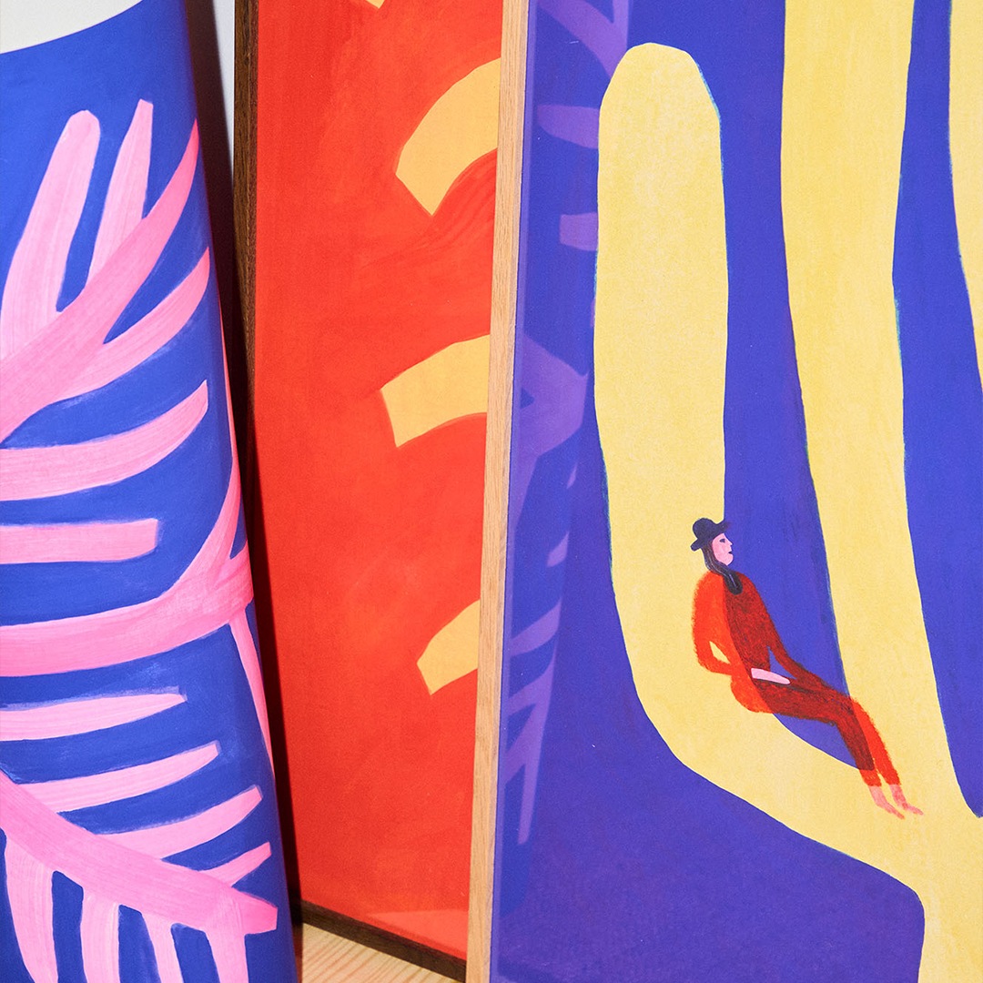 Paper Collective �ݥ�������A4��Fougere Rose �̲� ����ƥꥢ ������ �ڡ��ѡ����쥯�ƥ��� Anne Laval ������������Ź�ʡڤ����󤻡ۡڥ����ڡ����оݡۡ�����̵����