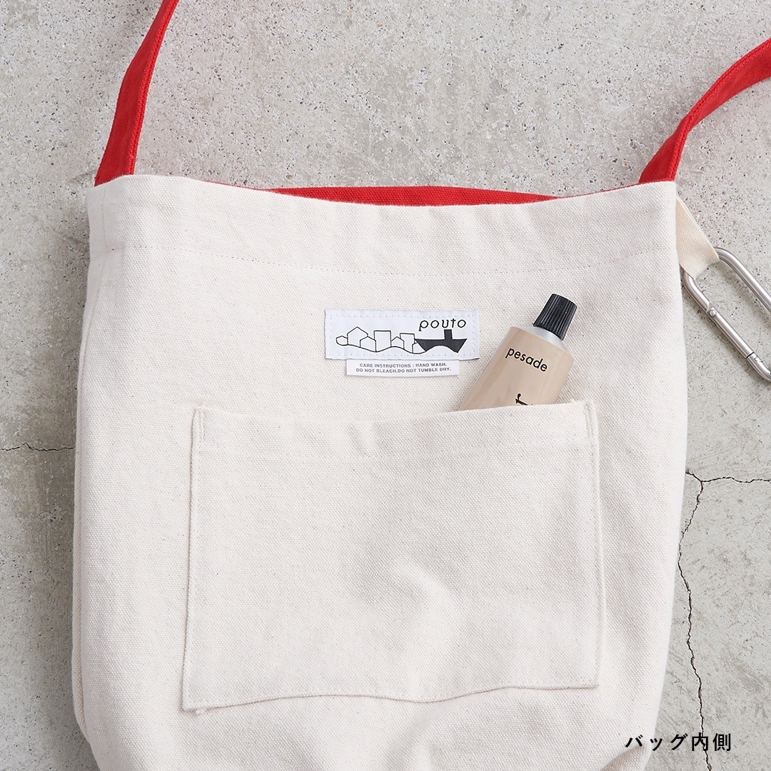 pouto (�ݥ���) CANVAS BUCKET SHOULDER BAG(�����Х� �Х��� �������� �Хå�) �ʥ�����/���졼/��å�/�֥�å�/�֥롼 ����/�Хå�����Хå�/��ʪ����/����ץ�/̵��/�˽�����