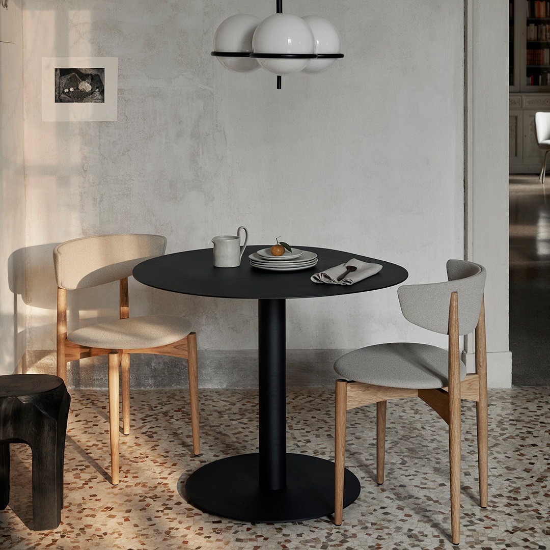 �ڤ����󤻡�Ferm Living (�ե������ӥ�) Pond Dining Table (�ݥ�� �����˥󥰥ơ��֥�) �֥�å�/�����ߥ� �̲��ǥ�����/����ƥꥢ/�ȶ�/�����ȥɥ�/������������Ź�ʡ�����̵����