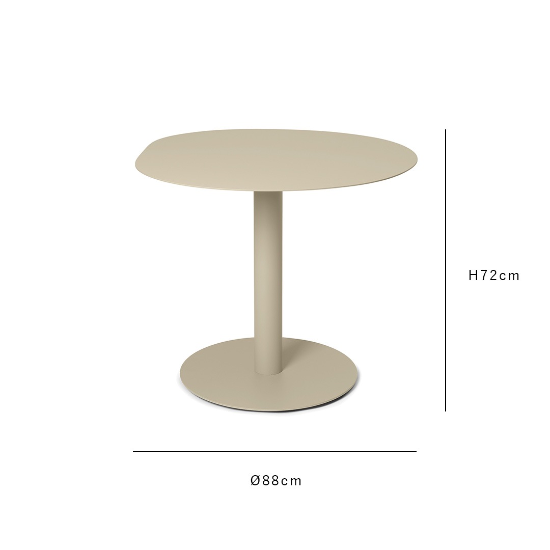 �ڤ����󤻡�Ferm Living (�ե������ӥ�) Pond Dining Table (�ݥ�� �����˥󥰥ơ��֥�) �֥�å�/�����ߥ� �̲��ǥ�����/����ƥꥢ/�ȶ�/�����ȥɥ�/������������Ź�ʡ�����̵����