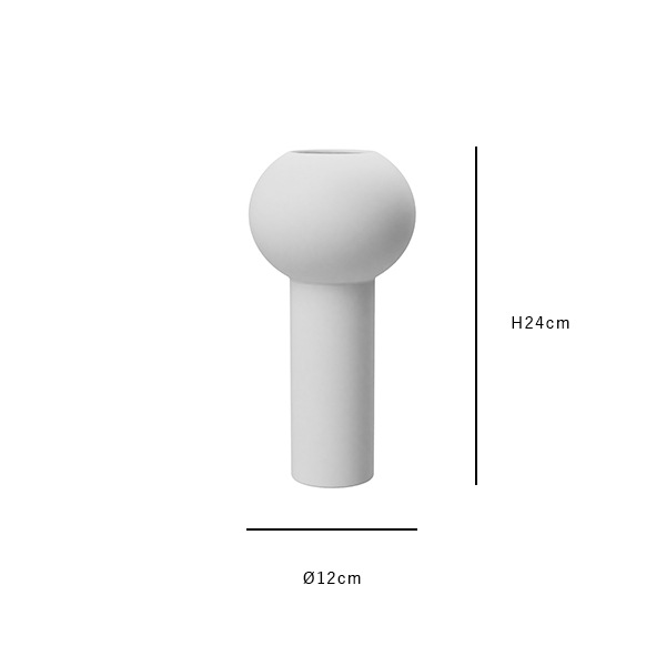 Cooee Design (���������ǥ�����) Pillar Vase (�ԥ顼�١���) 24cm �֥�å�/�����ʥå�/�����/�ۥ磻�� �̲�/����ƥꥢ/����/������������Ź��