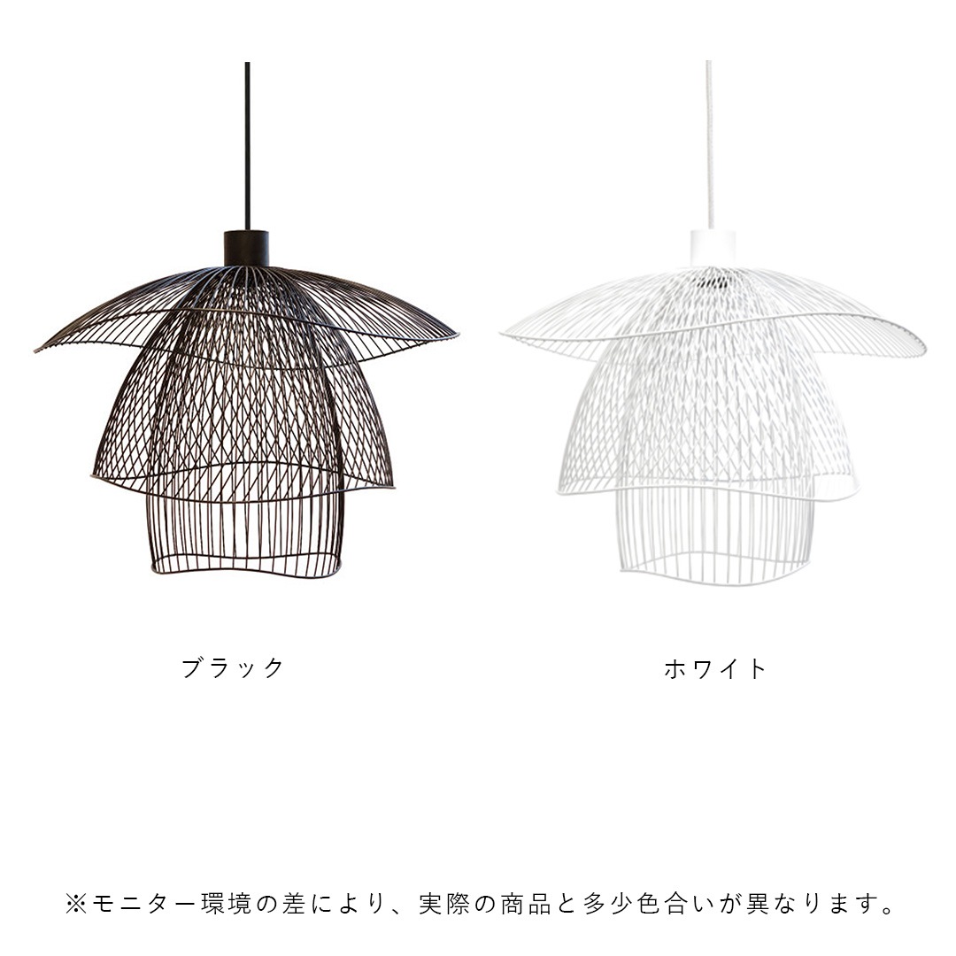 �ڤ����󤻡�FORESTIER (�ե��쥹�ƥ���) SUSPENSION PAPILLON/�����ڥ󥷥�� �ѥԥ��� S �֥�å�/�ۥ磻��