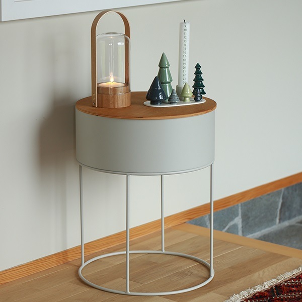 �ڹ���߸ˤ����Ferm Living (�ե������ӥ�) Plant Box (�ץ��ȥܥå���)Round �饤�ȥ��졼 �̲�/����ƥꥢ/�ȶ�/������������Ź�ʡ�����̵����