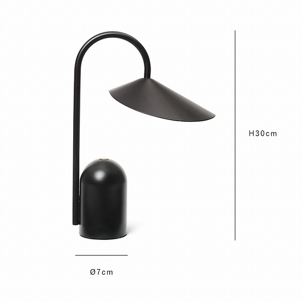 ��30��OFF��Ferm Living (�ե������ӥ�) Arum portable lamp (������� �ݡ����֥����) ��9�� �̲�/����ƥꥢ/����/�ݡ����֥���סڹ���߸ˤ����