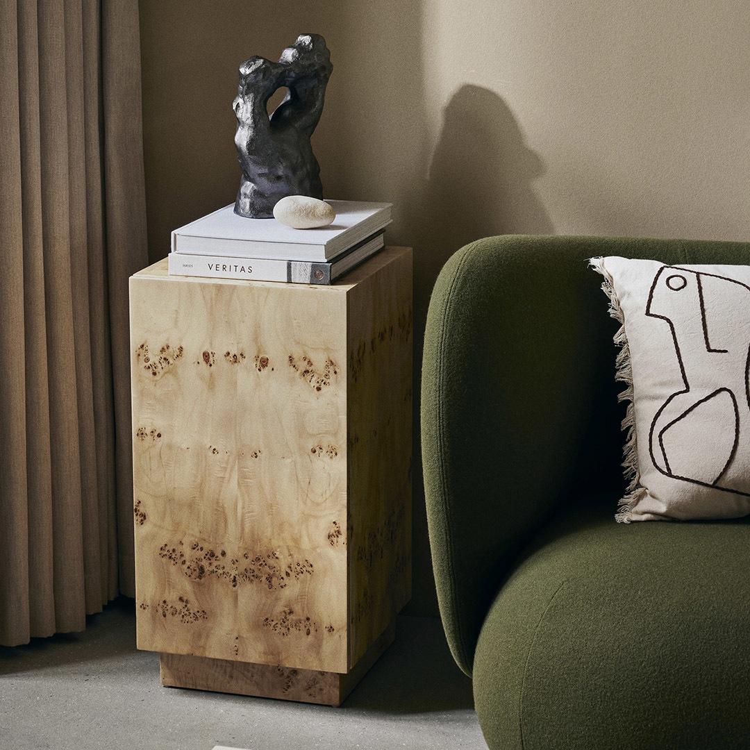 �ڤ����󤻡�Ferm Living (�ե������ӥ�) Burl Side Table (�С��� �����ɥơ��֥�) �̲��ǥ�����/����ƥꥢ/�ȶ�/��Ǽ/������������Ź��