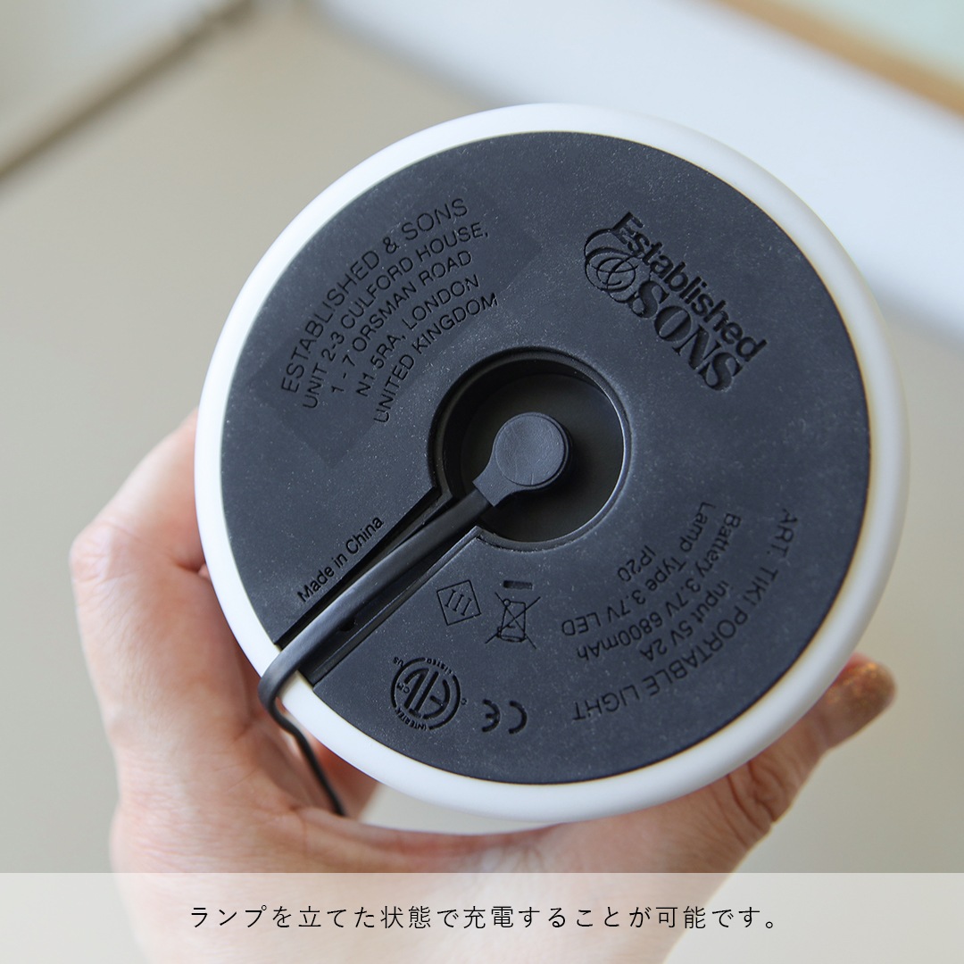 �ڤ����󤻡� Established �� Sons (�������֥�å���� ����� ����) TIKI�ʥƥ����� �ޥåȥۥ磻��/���饹�֥�å� ����ƥꥢ/���ܾ���