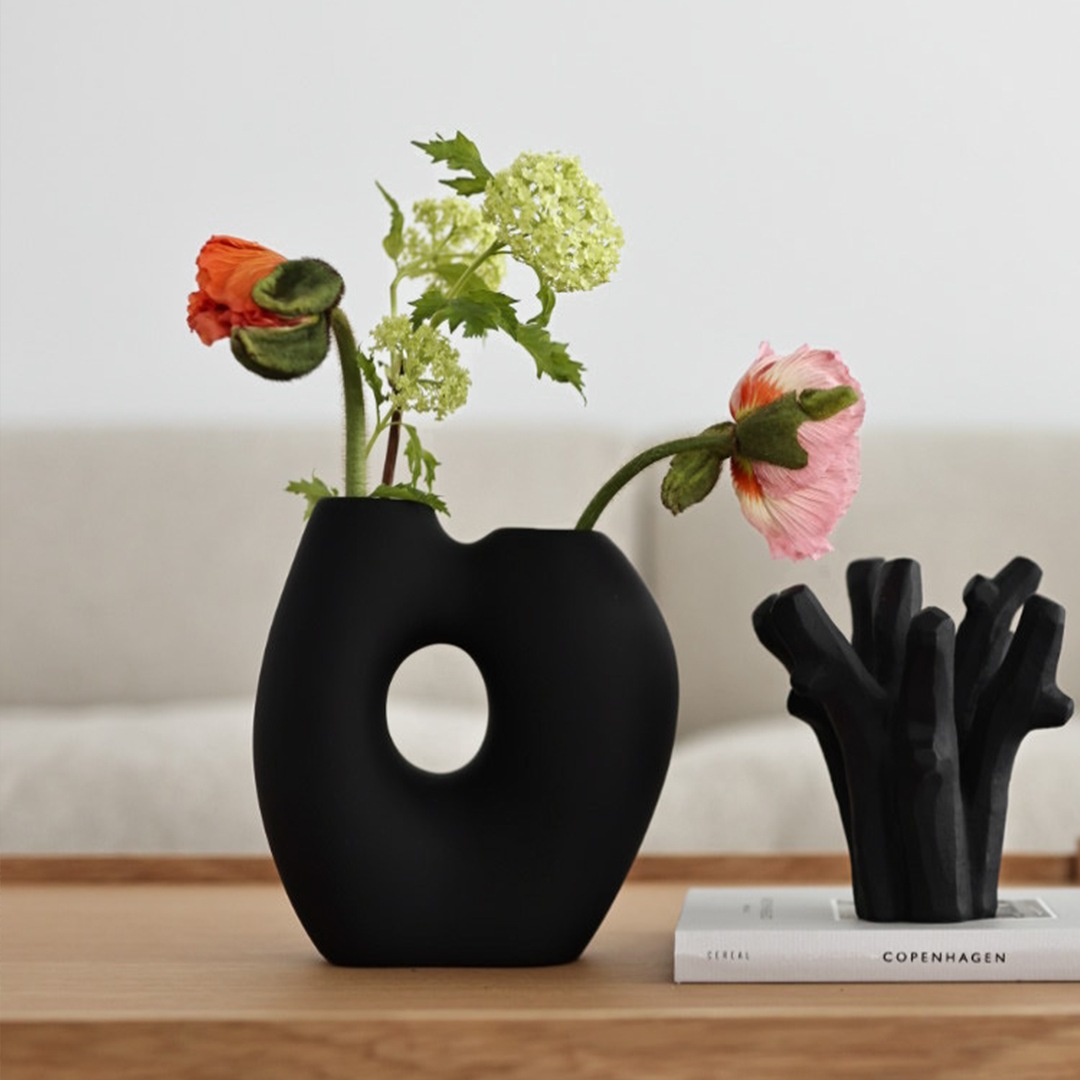 Cooee Design (���������ǥ�����) Frodig Vase (�ե����ǥ� �١���) �֥�å�/�ء�����ʥå�/����� �̲�/����ƥꥢ/����/������������Ź��