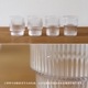 �ڤ櫓���ꡦ50%OFF��Ferm Living Ripple Glasses ��åץ� ���饹 4�ĥ��å� ���ꥢ ���⡼�����졼 �̲� ����ƥꥢ �ե������ӥ� ������������Ź��