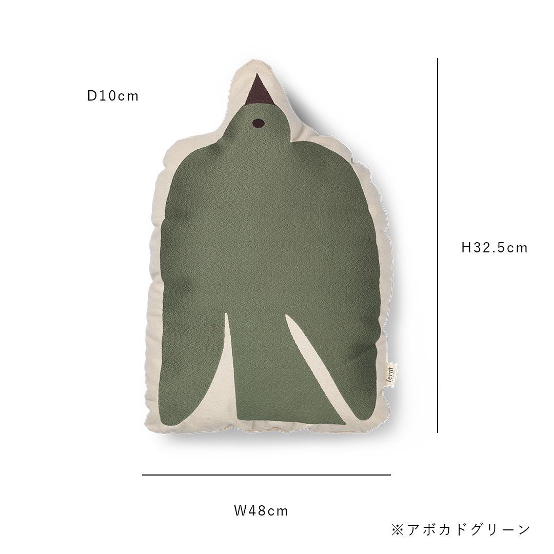 �ڤ櫓���ꡦ50%OFF��Ferm Living Swif Bird Cushion �������� �С��ɥ��å���� ���ܥ��ɥ��꡼�� �٥����ɥ��쥤 ����С��ե����� �̲� ����ƥꥢ �ե������ӥ� ������������Ź��