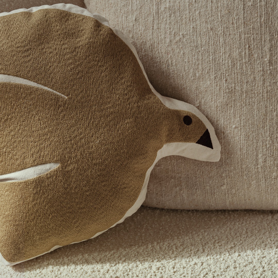 �ڤ櫓���ꡦ50%OFF��Ferm Living Swif Bird Cushion �������� �С��ɥ��å���� ���ܥ��ɥ��꡼�� �٥����ɥ��쥤 ����С��ե����� �̲� ����ƥꥢ �ե������ӥ� ������������Ź��