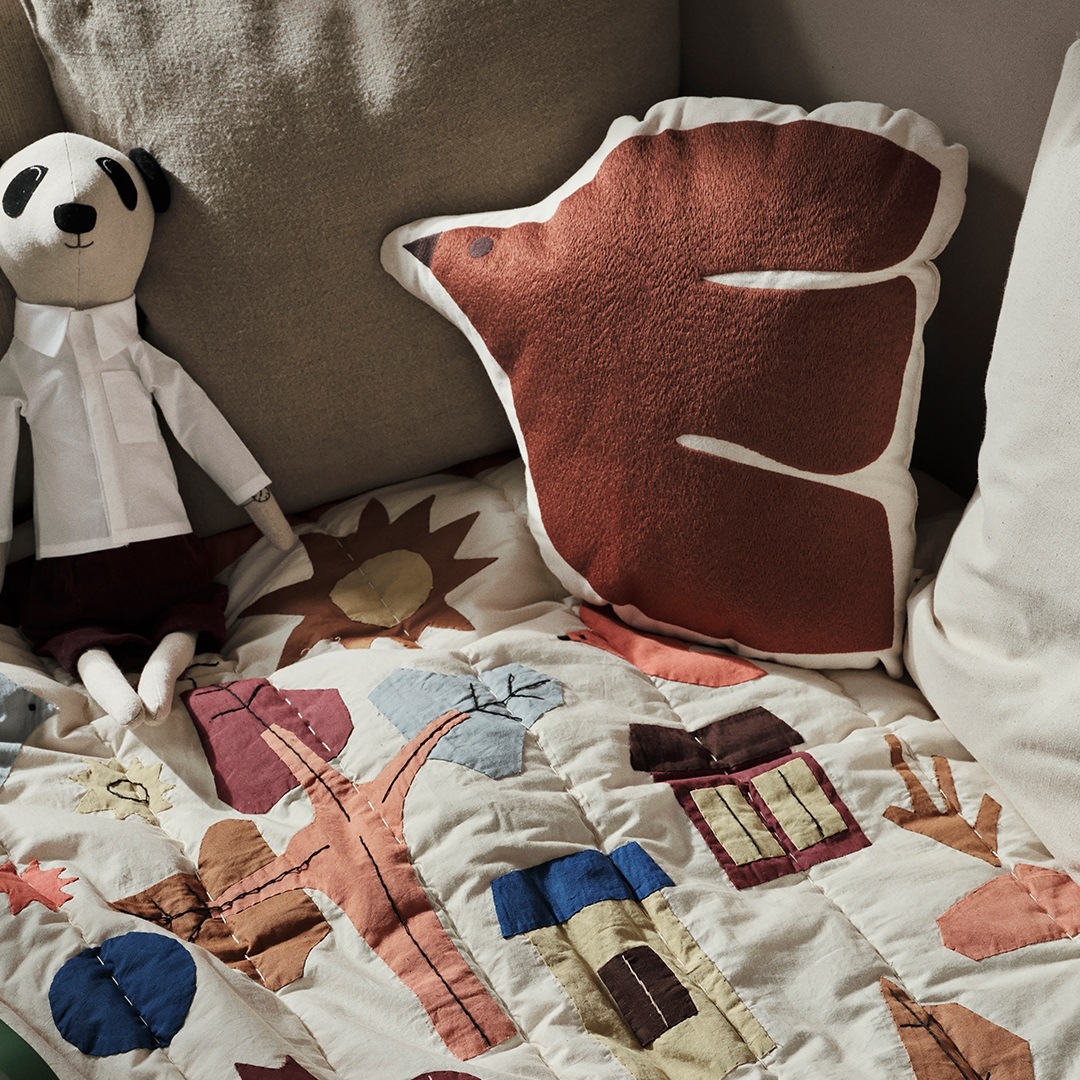 �ڤ櫓���ꡦ50%OFF��Ferm Living Swif Bird Cushion �������� �С��ɥ��å���� ���ܥ��ɥ��꡼�� �٥����ɥ��쥤 ����С��ե����� �̲� ����ƥꥢ �ե������ӥ� ������������Ź��