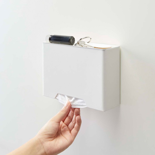 受注発注】山崎実業 tower (タワー) Magnet Masks Holder （マグネット 