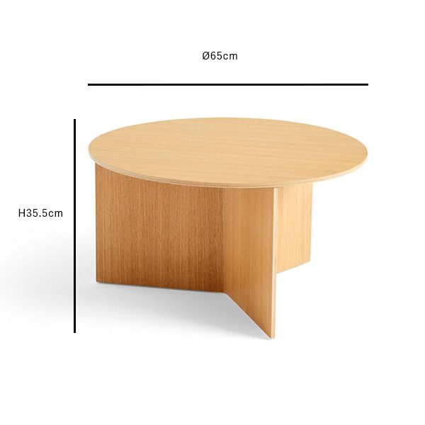ڤ󤻡HAY (إ) Slit Table Wood åȥơ֥ Round XL ʥå̲ƥꥢ//ơ֥/ɥơ֥
