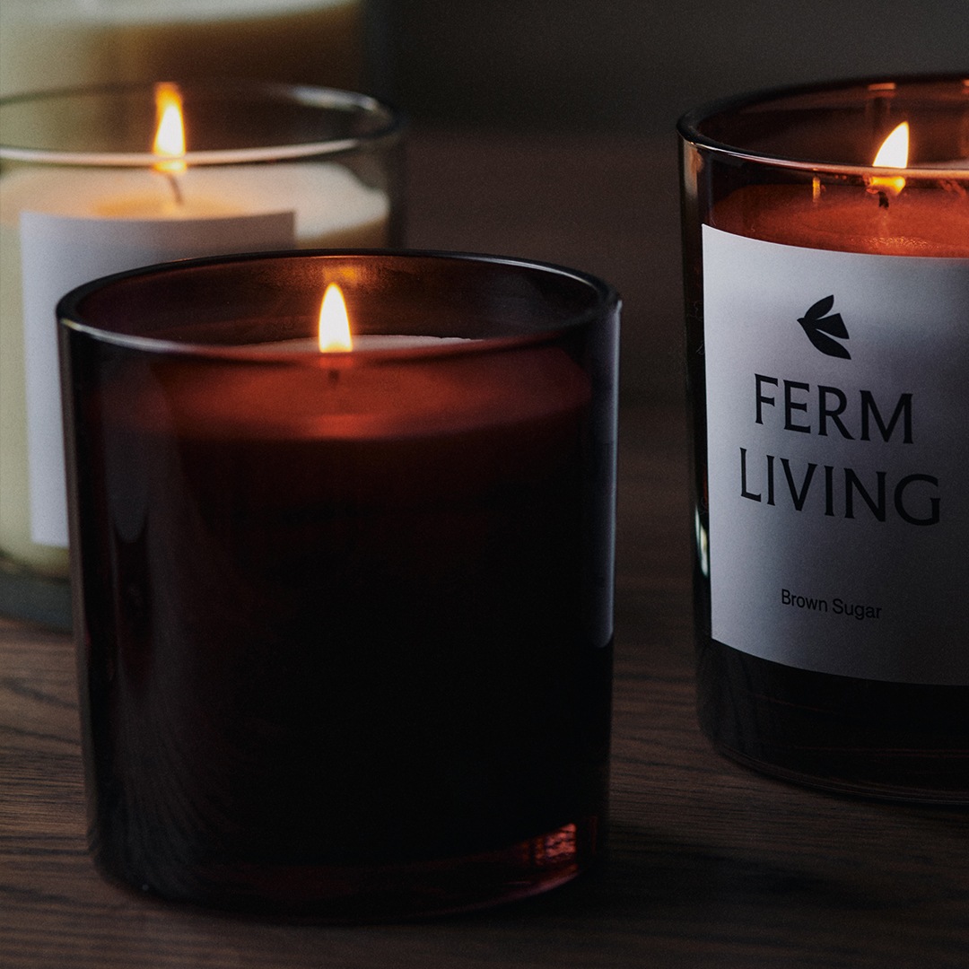�ڤ櫓���ꡦ50%OFF��Ferm Living Vitto Scented Candle ������ ����ƥåɥ����ɥ� H10cm �ե������٥륬��å� �֥饦�󥷥奬�� �̲� ����ƥꥢ ������ ���ꥹ�ޥ� �ե������ӥ� ������������Ź��