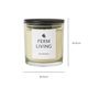�ڤ櫓���ꡦ50%OFF��Ferm Living Vitto Scented Candle ������ ����ƥåɥ����ɥ� H10cm �ե������٥륬��å� �֥饦�󥷥奬�� �̲� ����ƥꥢ ������ ���ꥹ�ޥ� �ե������ӥ� ������������Ź��