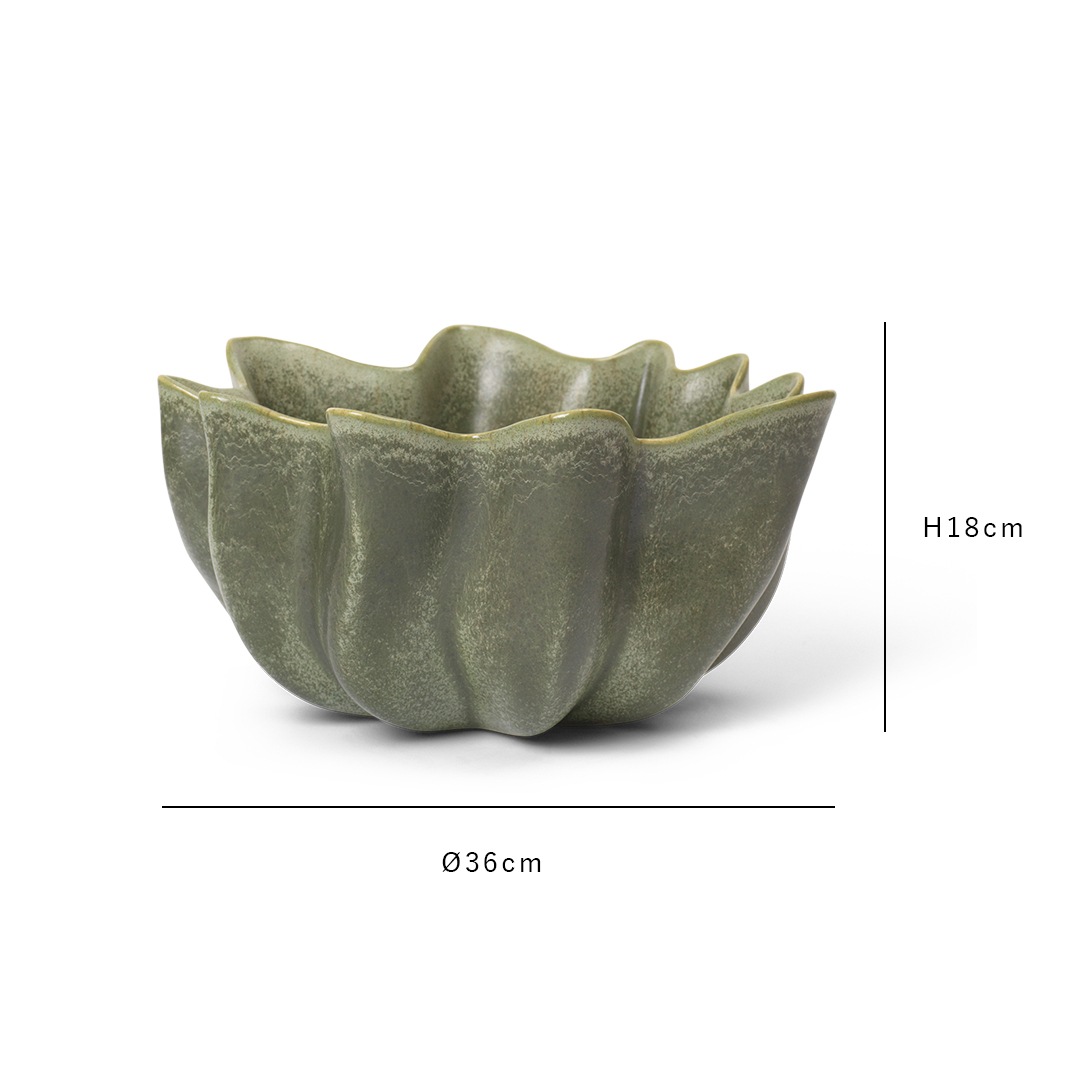 �ڹ���߸ˤ����Ferm Living (�ե������ӥ�) Nium Bowl (�˥��� �ܥ���) 36 cm ������������/���եۥ磻�� �̲�/����ƥꥢ/���֥���/������������Ź