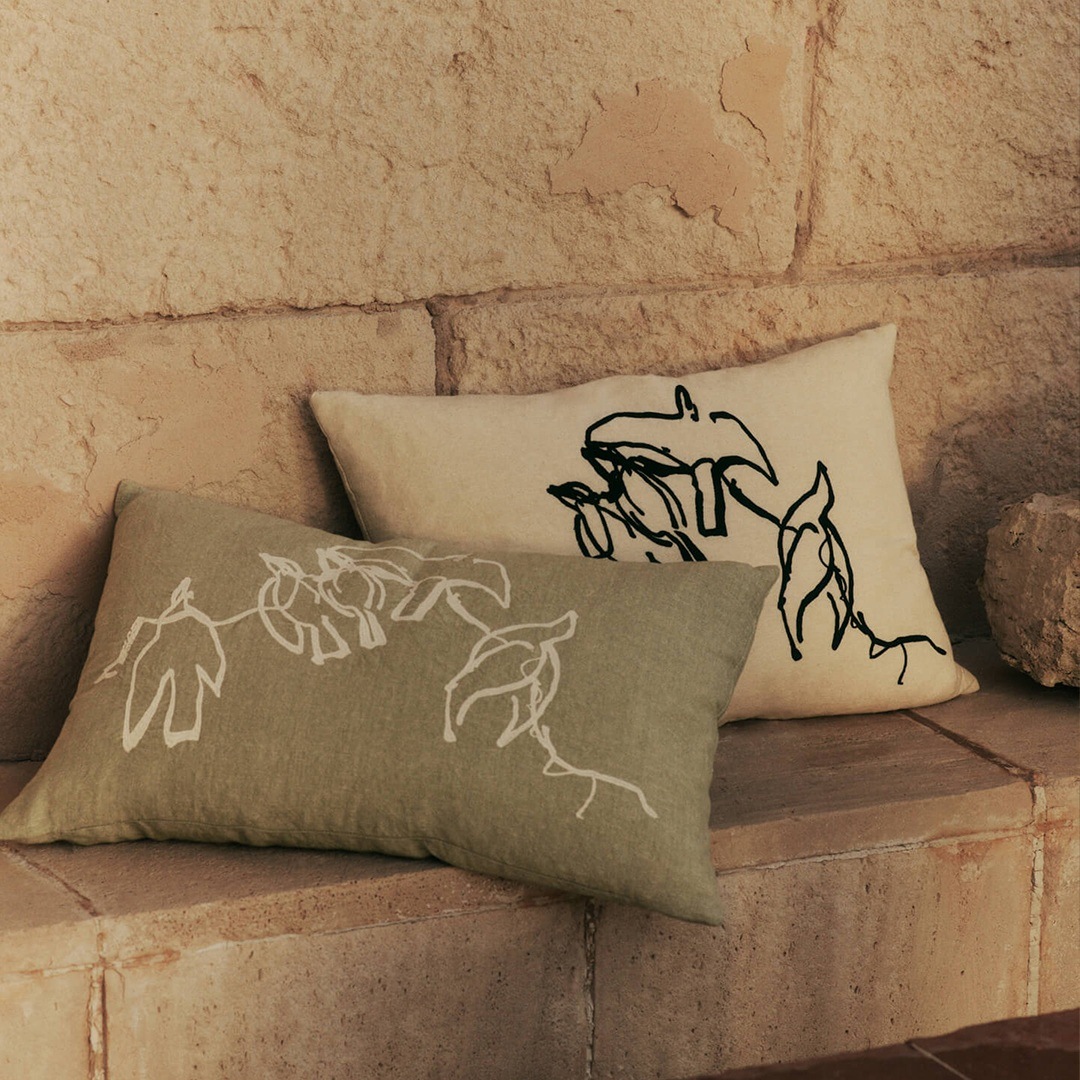 �ڤ櫓���ꡦ50%OFF��Ferm Living Vuelo Cushion �֥��� ���å���� ����॰�꡼�� �̲� ����ƥꥢ �ƥ��������� �ե������ӥ� ������������Ź��