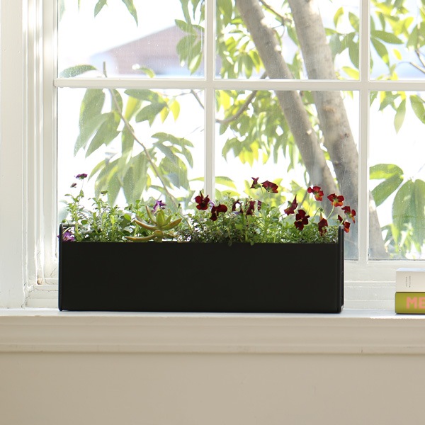 �ڤ����󤻡�Ferm Living (�ե������ӥ�) Plant Box (�ץ��ȥܥå���) S �֥�å� �̲�/����ƥꥢ/������������Ź��