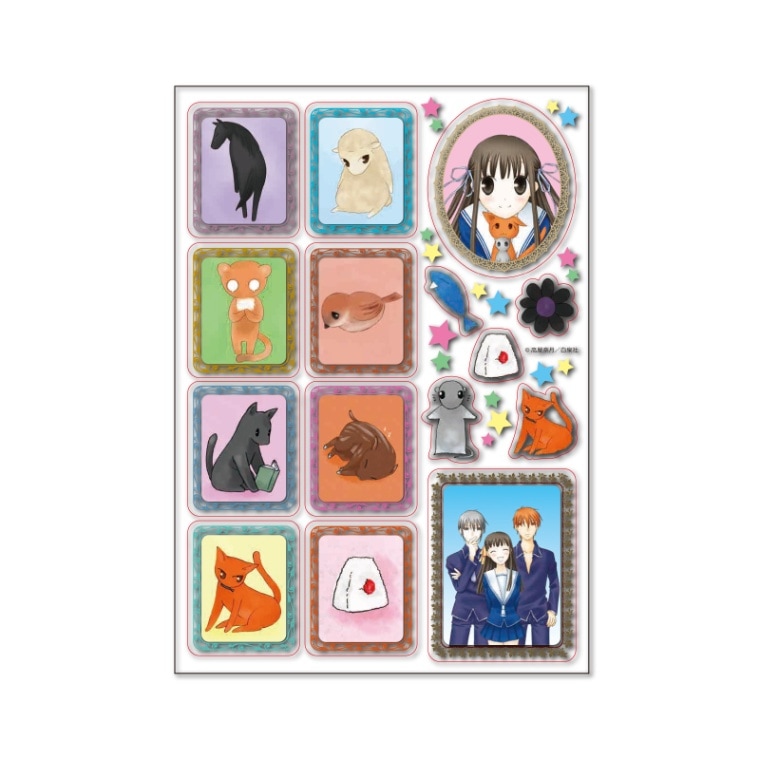 フルーツバスケット　クリア絵馬 クリアシール　フルバ 高屋奈月 花とゆめ ガチャ フルーツバスケット クリア絵馬 クリアシール フルバ 高屋奈月