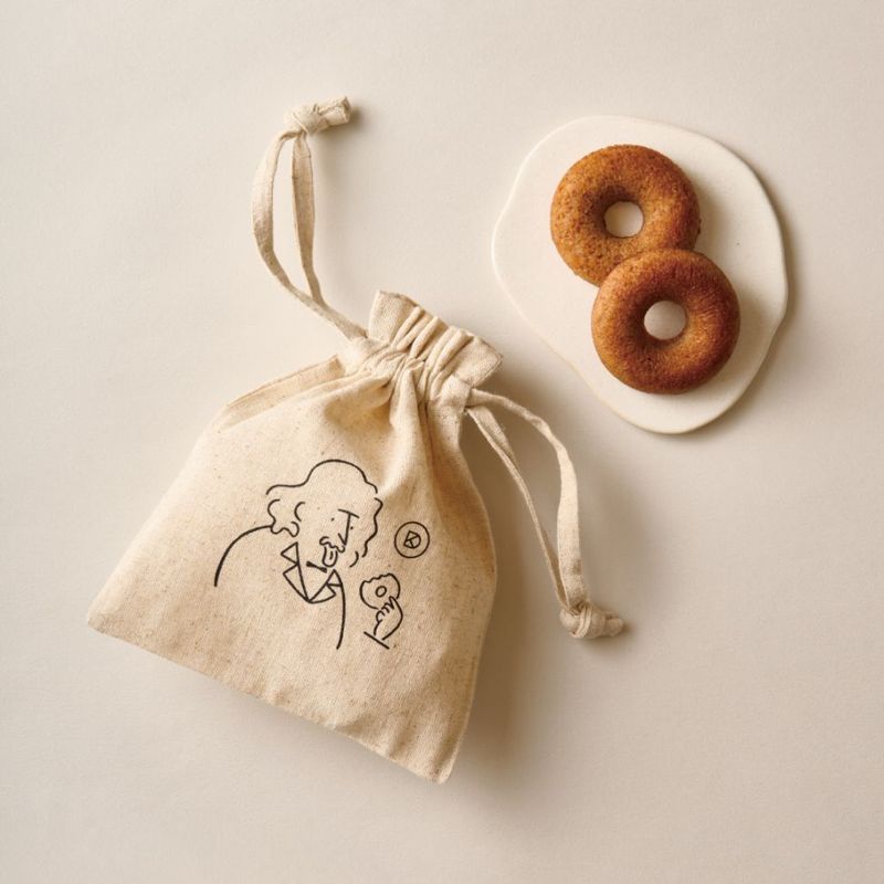 巾着gift（フィナンシェドーナツ 2個入り）