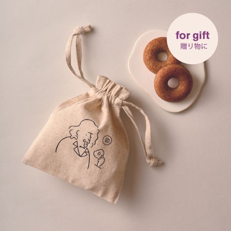 巾着gift（フィナンシェドーナツ 2個入り）