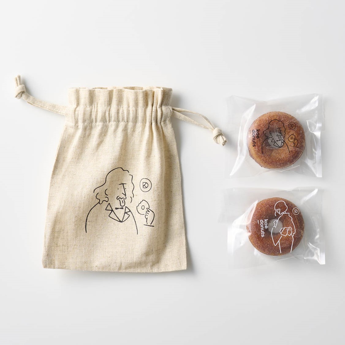 巾着gift（フィナンシェドーナツ 2個入り）