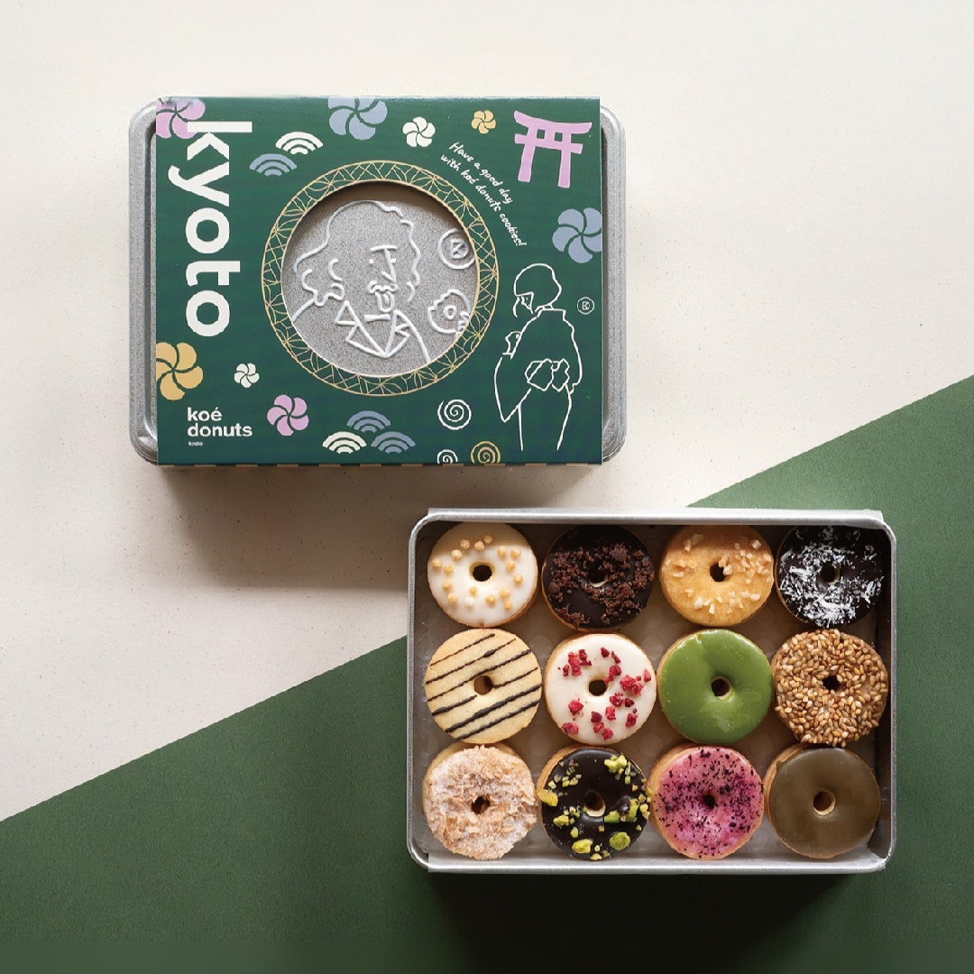 【7月限定・店舗限定スリーブ】koe donutsクッキー缶 - kyoto