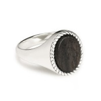 OVAL ENCLOSED SIGNET RING 