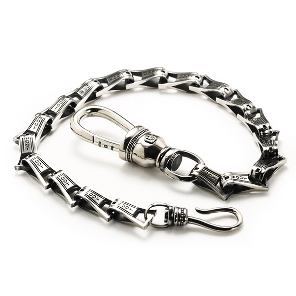 TEARDROP ZIP PULLER WALLET CHAIN