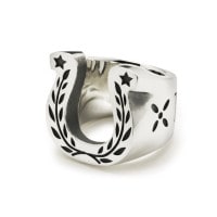 LAUREL HORSESHOE RING