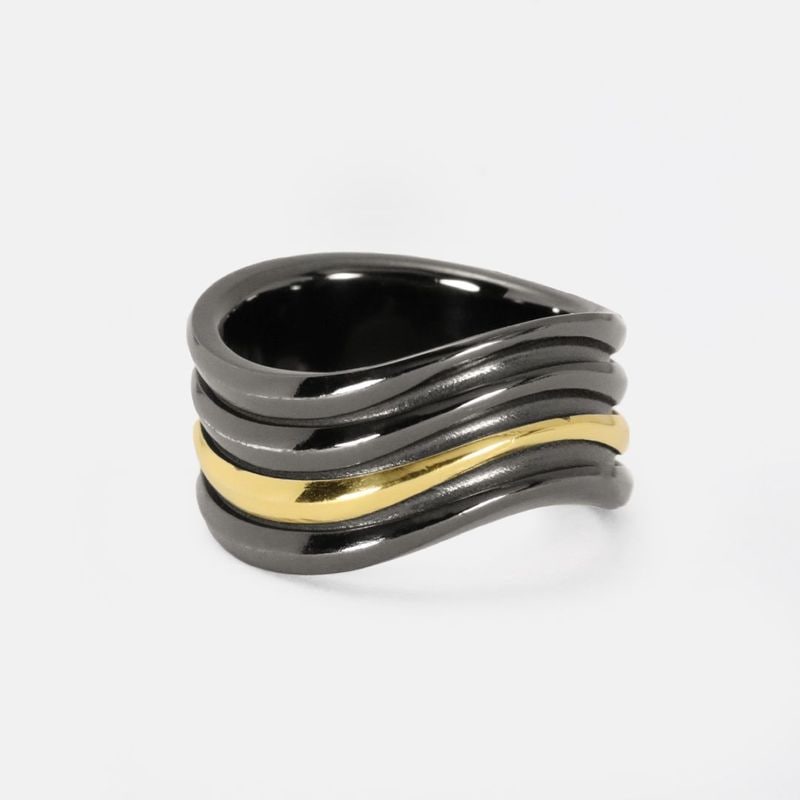 Quartet Crescent Ring