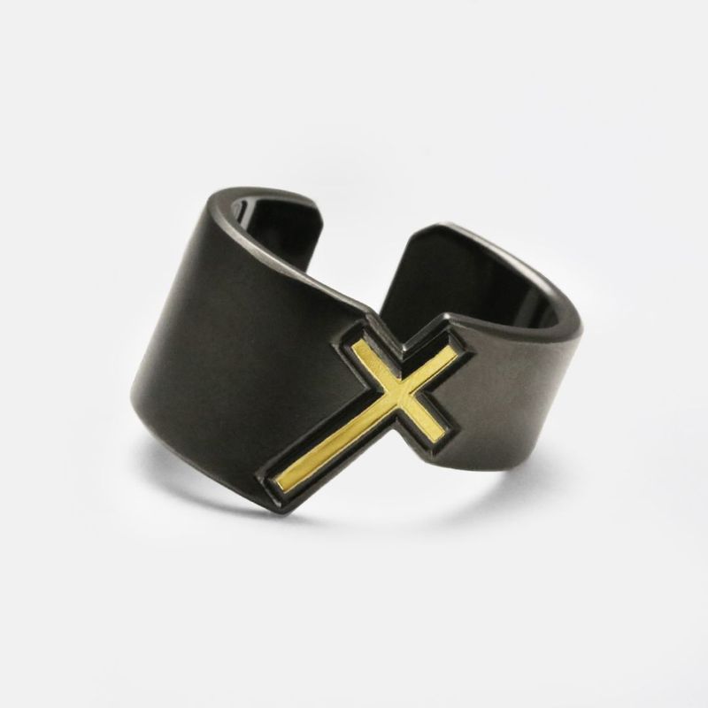 Golden Cross Ring