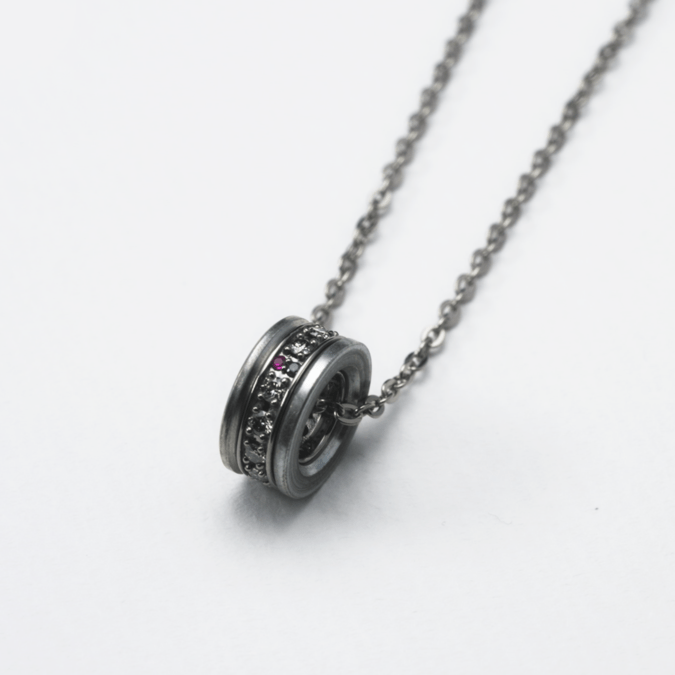 HRC×B.L.S. ロアケースワッシャー ダイヤモンドペンダント