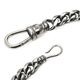 OVAL CURB WALLET CHAIN