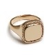 CUSHION ENCLOSED SIGNET RING