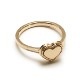 HEART ENCLOSED SIGNET RING 