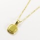 CUSHION ENCLOSED SIGNET PENDANT