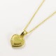 HEART ENCLOSED SIGNET PENDANT