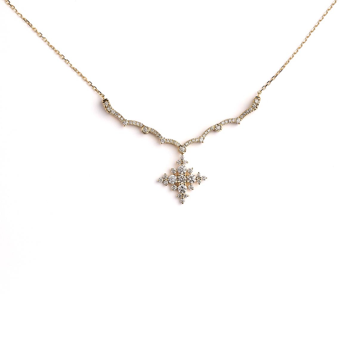 K18 Diamond Pendant PENDANT 甲府宝飾 品揃え豊富なハンドメイドジュエリー KOFU Jewelry