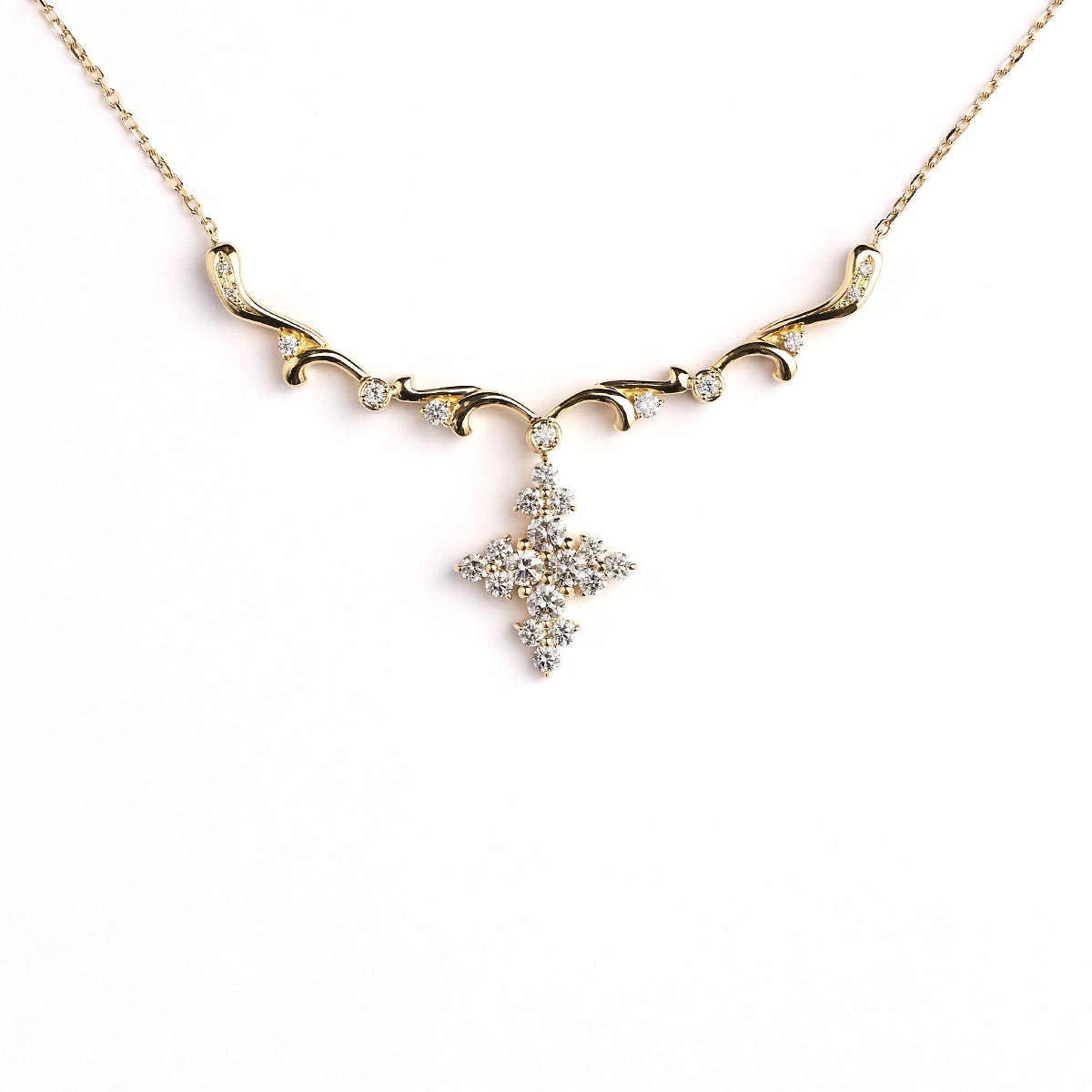 K18 Diamond Pendant PENDANT 甲府宝飾 品揃え豊富なハンドメイドジュエリー KOFU Jewelry