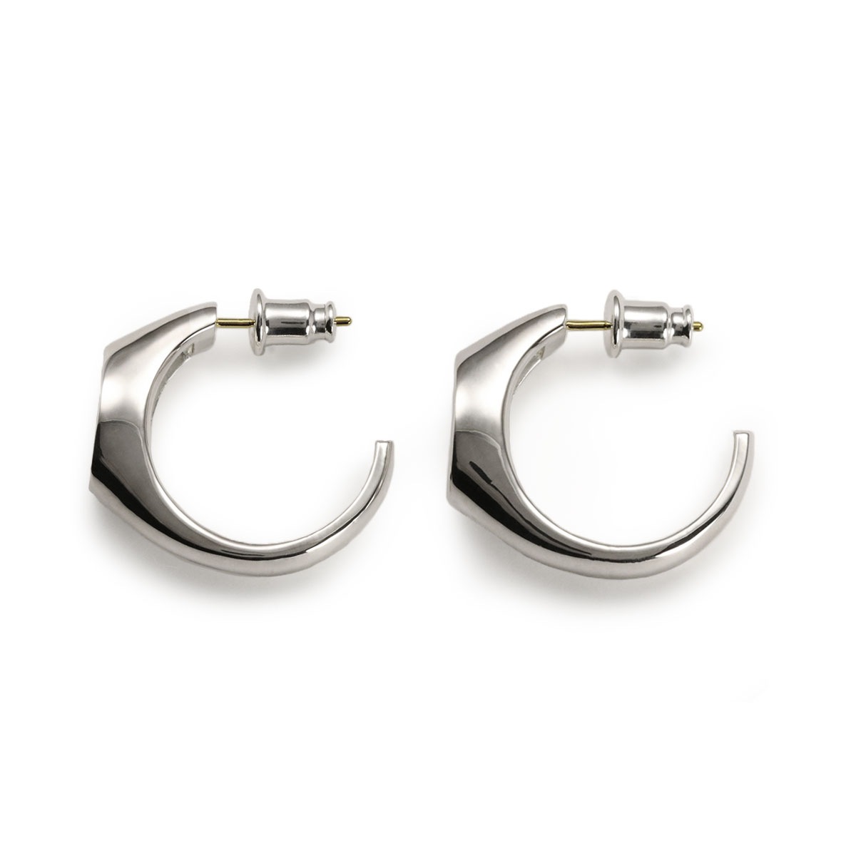 OVAL SIGNET EARRING Large