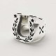 LAUREL HORSESHOE RING