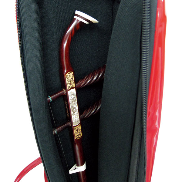 オシャレな二胡専用エナメル地キャリングバッグ　NKB-02