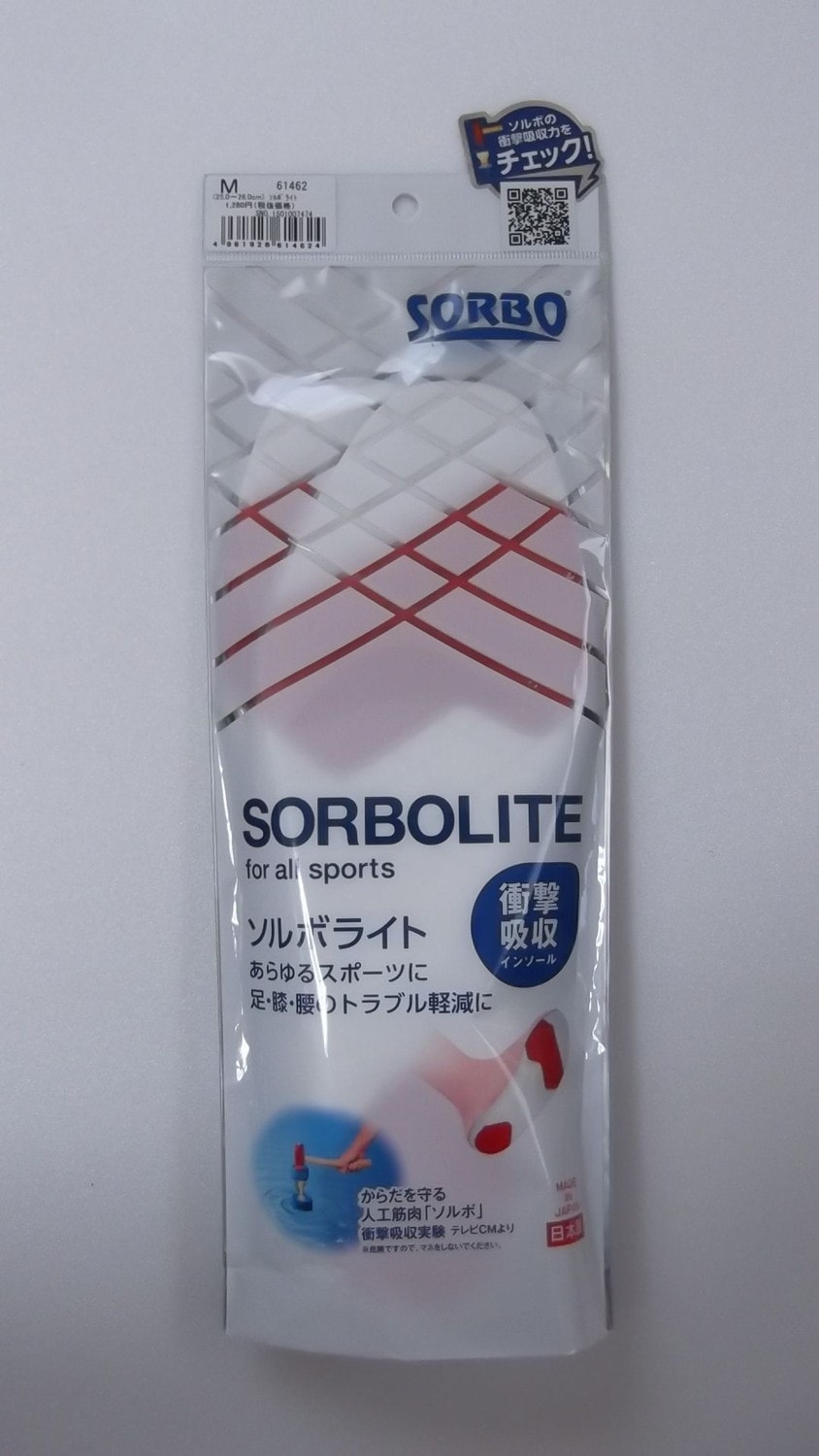 ご希望の際2200円に変更：ソルボインソールつま先4点(左4枚と右4