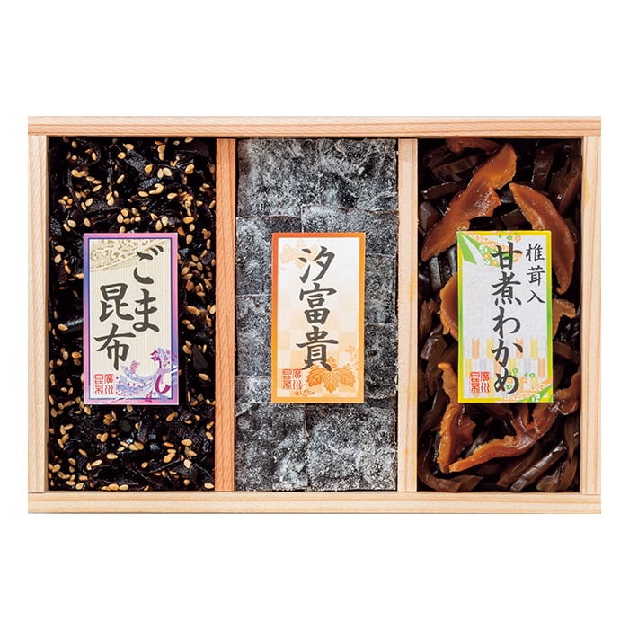 廣川昆布 万味豊秀 佃煮3品詰合せ 201-31