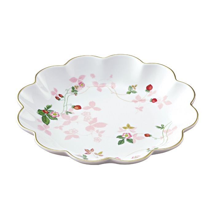 ウェッジウッド [WEDGWOOD] ワイルド ストロベリー ペタルトレイ