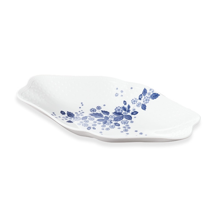 ウェッジウッド [WEDGWOOD] ストロベリー ブルーム インディゴ マルチディッシュ