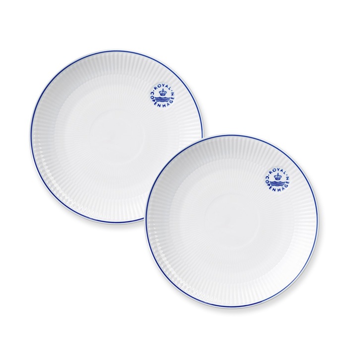 ロイヤルコペンハーゲン [ROYAL COPENHAGEN] ブルーライン ペアクーププレート